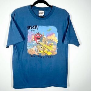 VTG M&M’s World New York City Empire State Building Graphic T Shirt Medium